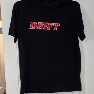 ROMWE Black Short Sleeve Tee Bold Design